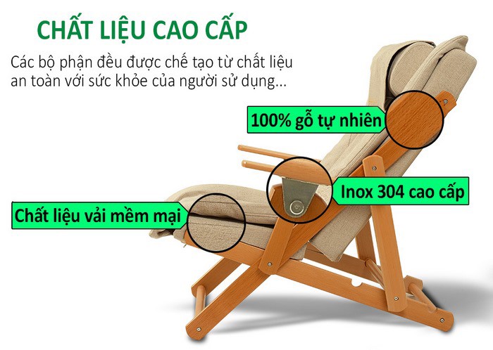 Chất liệu ghế massage mini Okinawa JS-99 3D