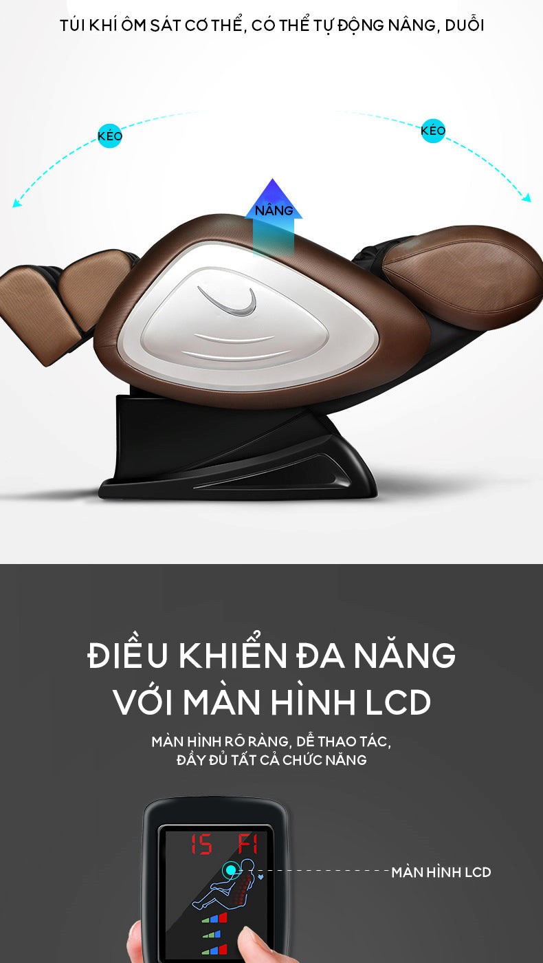 Màn hình LCD ghế massage OKINAWA JS 55